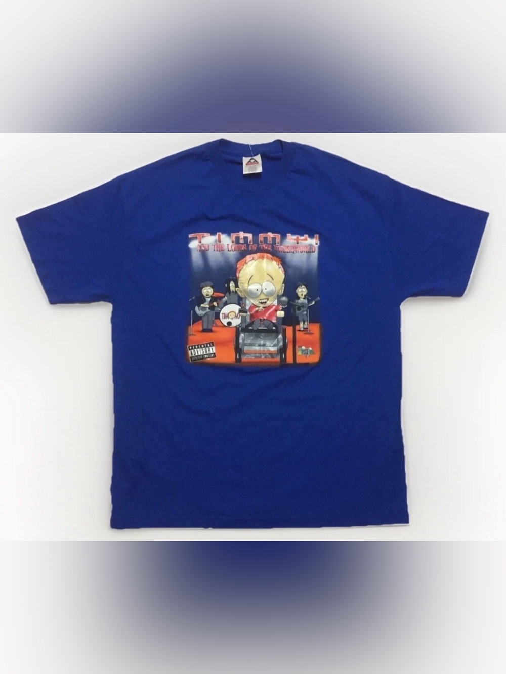 Vintage South Park T-Shirt Size XL Timmy Lords of the Underworld Rare Y2K Tee